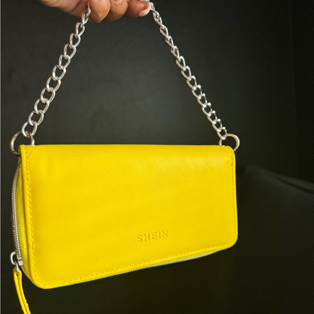 Yellow SHEIN clutch